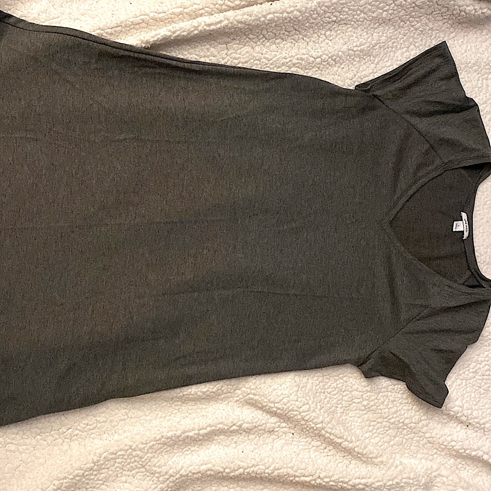 Grey dress, short sleeve, size L